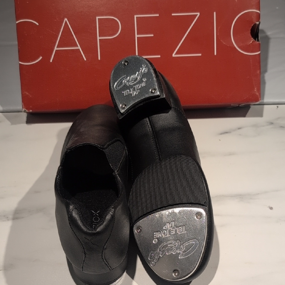 Capezio Black Leather Men's Tap Shoes